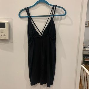 Black Body-con Strappy Dress